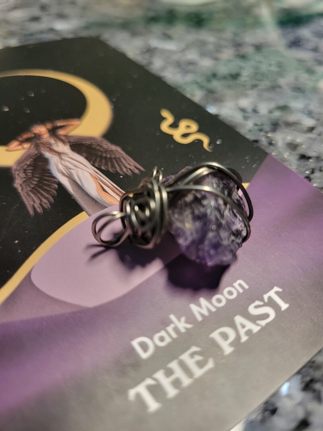 Pendant Small Zimbabwe Amethyst  Made by JudyWAS$25