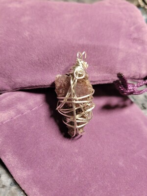 Pendant Amethyst Rough Druzy - Created by JudyWAS$40