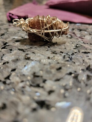 Pendant Amethyst Rough Druzy - Created by JudyWAS$40