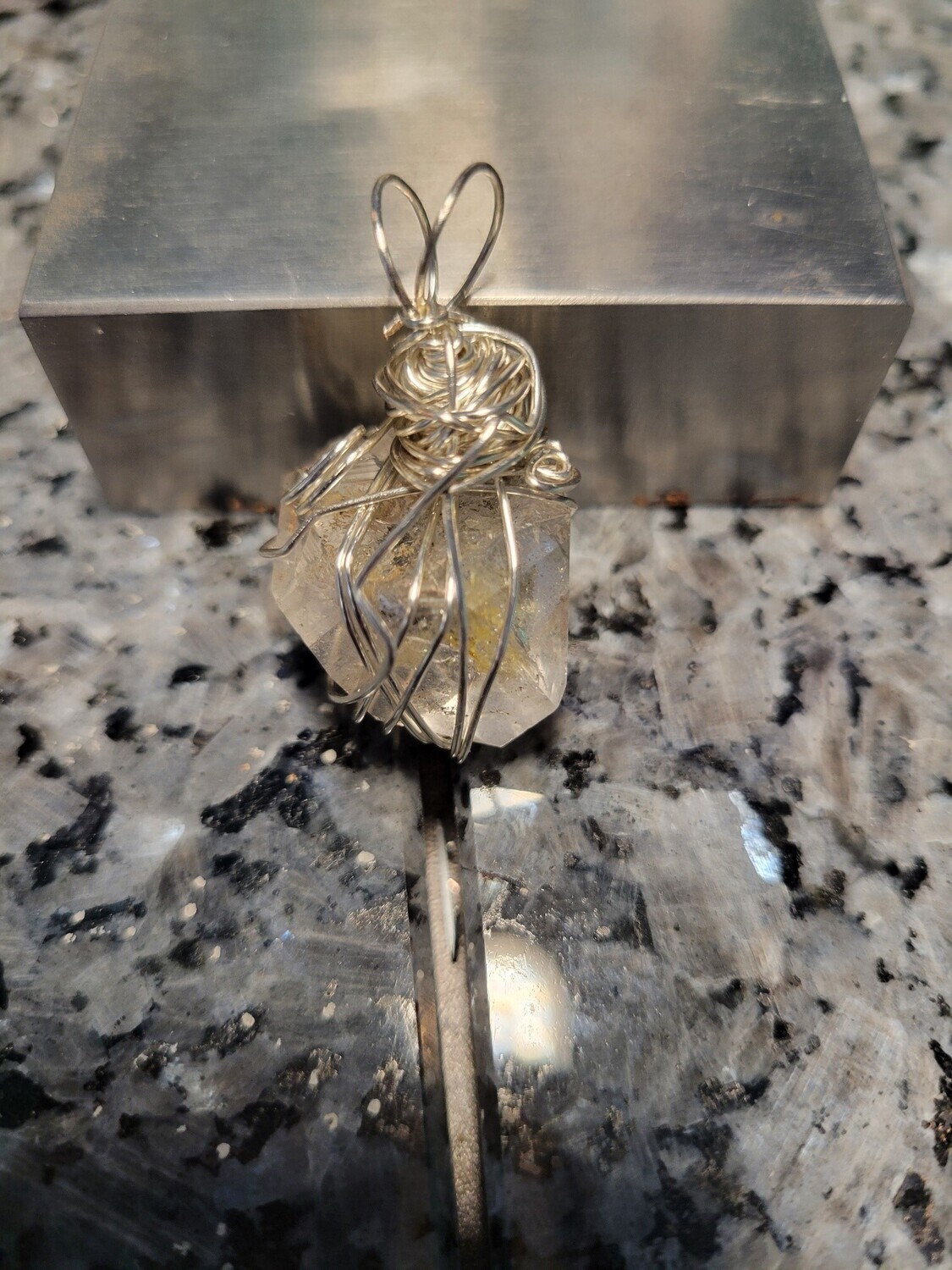 Pendant Herkimer Quartz Point - Created by JudyWAS$58