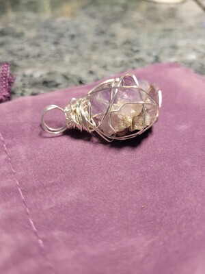 Pendant Amethyst Cluster - Created by JudyWAS$38.