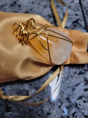 Pendant Citrine (gold) - Created by Judy