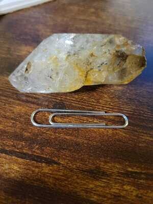 Crystal Herkimer Quartz Golden Healer Point 56gms