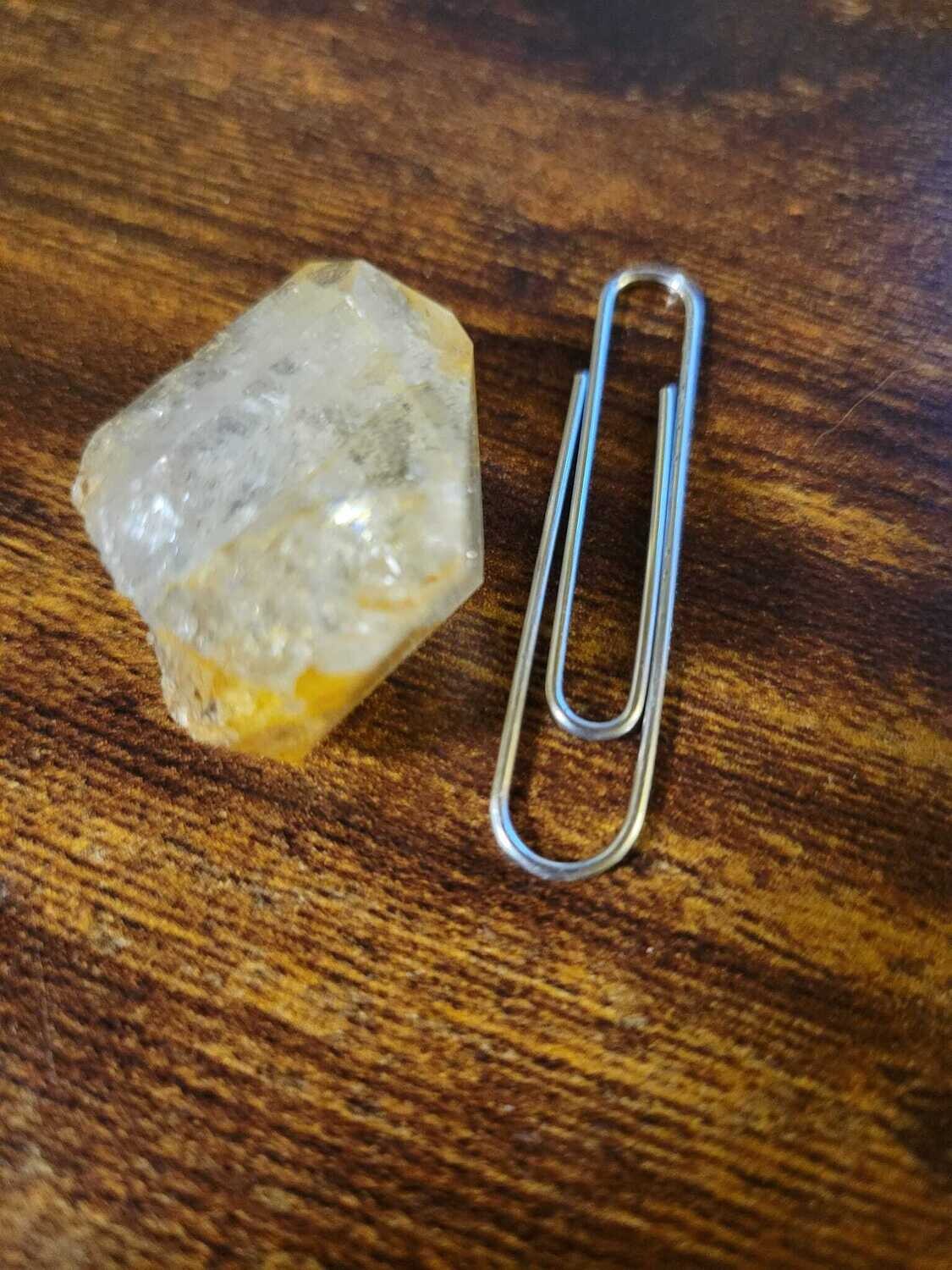 Crystal Herkimer Quartz Golden Healer  #20NY