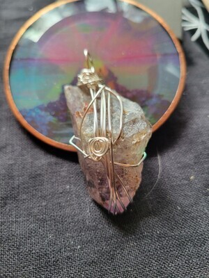 Pendant Zimbabwe Amethyst Point- Created by JudyWAS$115