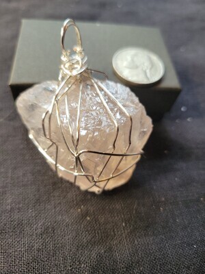 Pendant Rough Rose Quartz  - Created by JudyWAS$95
