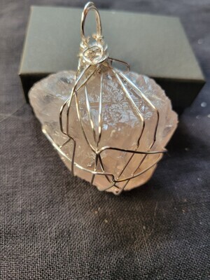 Pendant Rough Rose Quartz  - Created by JudyWAS$95