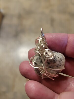 Pendant K2 (Azurite/Granite) - Created by JudyWAS$55