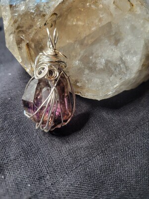 Pendant Zimbabwe Amethyst - Created by JudyWAS$115