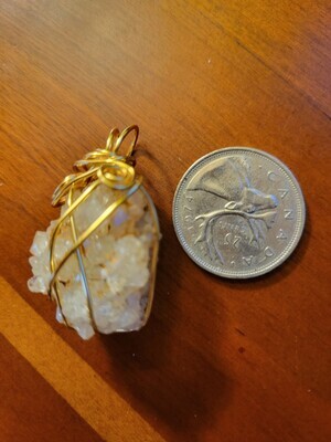 Pendant Quartz Cluster- Created by JudyWAS$48