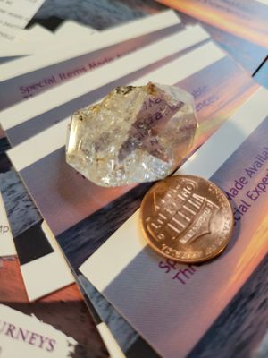 Crystal Herkimer Quartz/Golden  NY