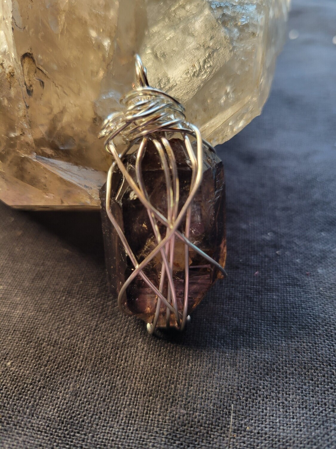 Pendant Zimbabwe Amethyst - Created by JudyWAS$125