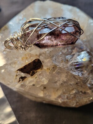 Pendant Zimbabwe Amethyst - Created by JudyWAS$125