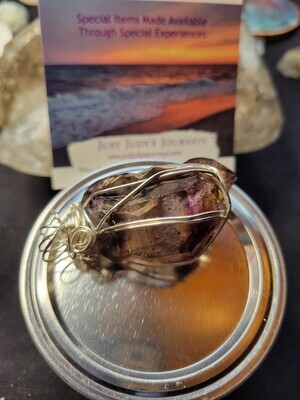 Pendant Zimbabwe Amethyst - Created by JudyWAS$125
