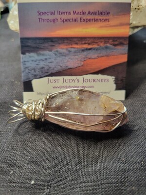 Pendant Zimbabwe Amethyst - Created by JudyWAS$125