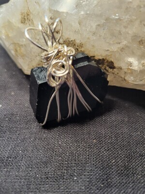 Pendant Black Tourmaline (Africa)  - Created by JudyWAS$65