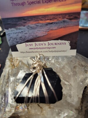 Pendant Black Tourmaline (Africa)  - Created by JudyWAS$65