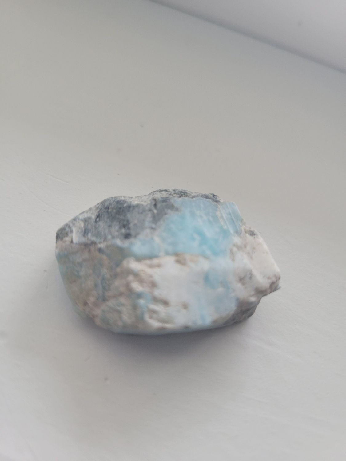 Crystal Rough (rare) Larimar was$75
