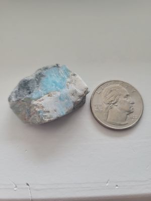 Crystal Rough (rare) Larimar was$75