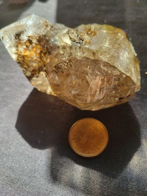 Crystal Herkimer Quartz/Golden large 280gmsWAS$215.00