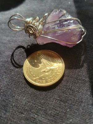Pendant Amethyst Chunk- Created by Judy was$65