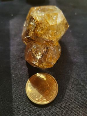Crystal Herkimer Quartz Golden Healer 116gms WAS$ 150)