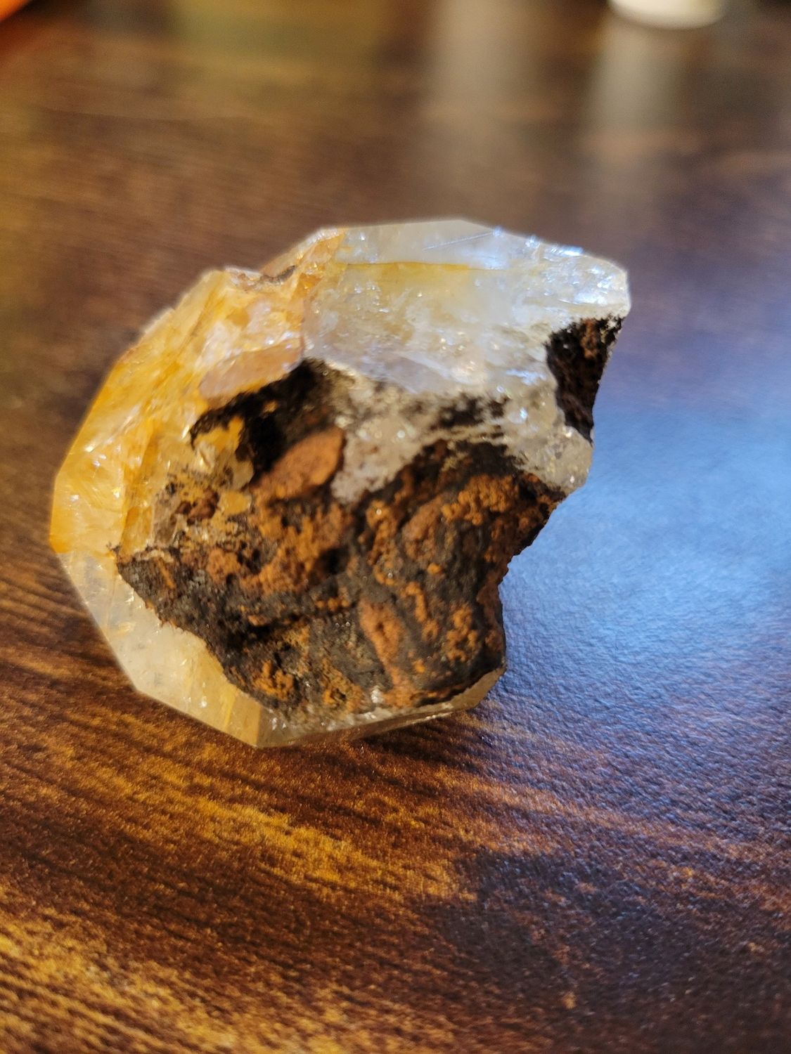 Crystal Herkimer Quartz Golden Healer 70gms WAS$45