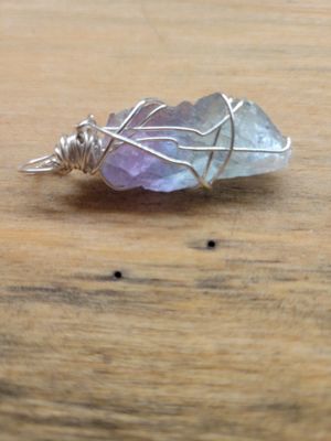 Pendant Fluorite (Light purple/Blue/Green)- Created by JudyWAS$35