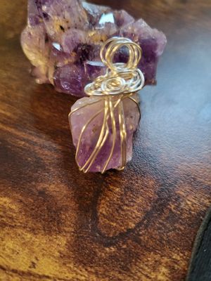 Pendant Amethyst Cluster - Created by Judy