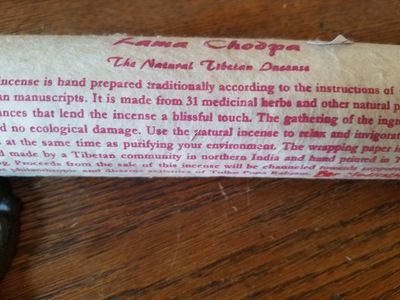Incense -Lama Chodpa (Medium size roll)  For Meditation
