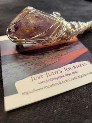 Judy's Hand-Designed Wand - Amethyst Amethyst SUPER special WAS$48