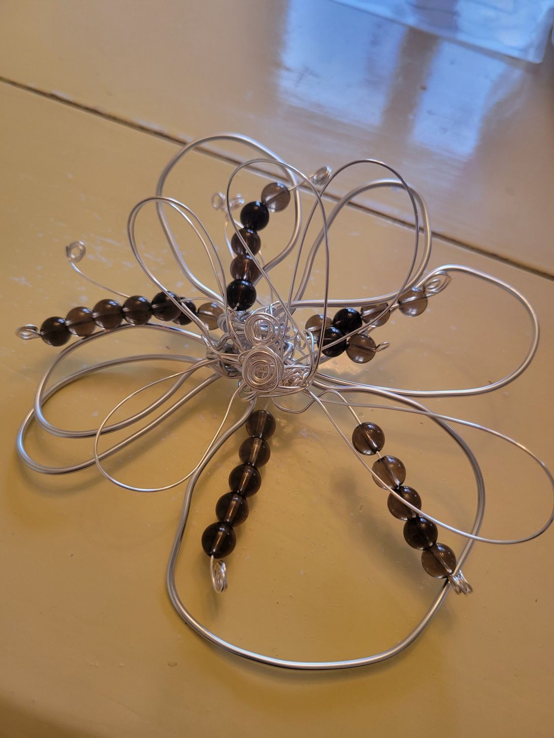 Wall Hanging-"Angel of Hope" -Smoky Quartz