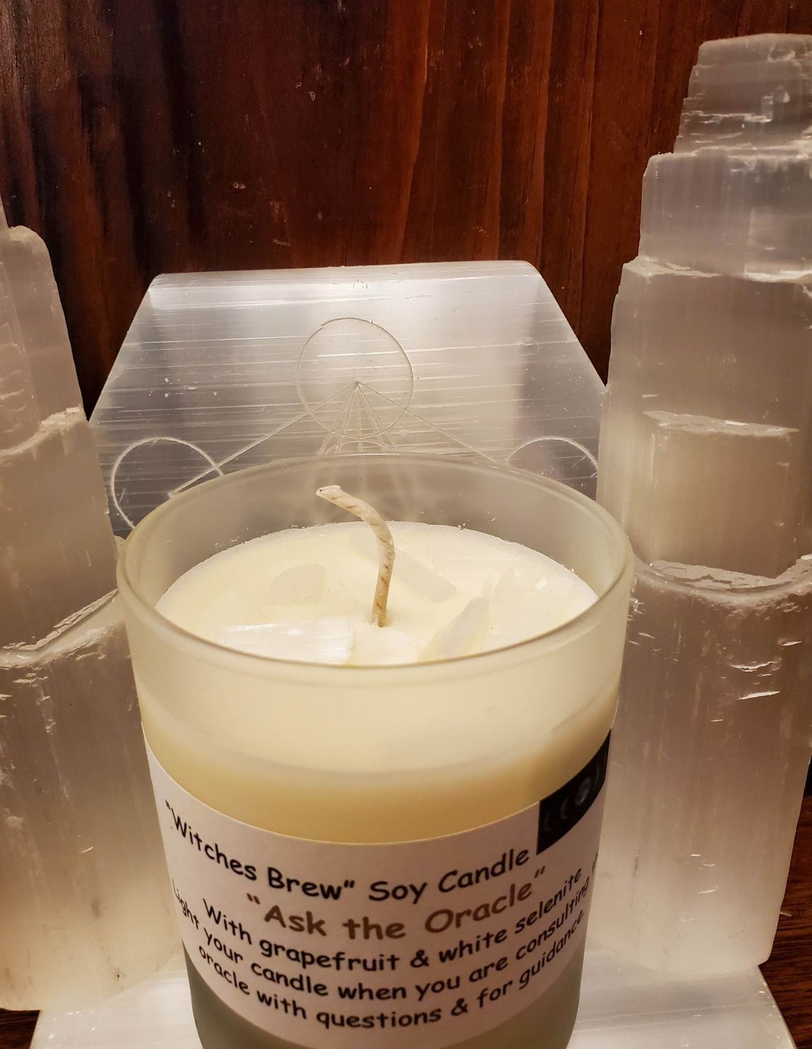 Judy's Soy Candle -Ask The Oracle- Witches Brew Line RETIRING) Sale Was $28.00