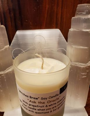 Judy's Soy Candle -Ask The Oracle- Witches Brew Line RETIRING) Sale Was $28.00