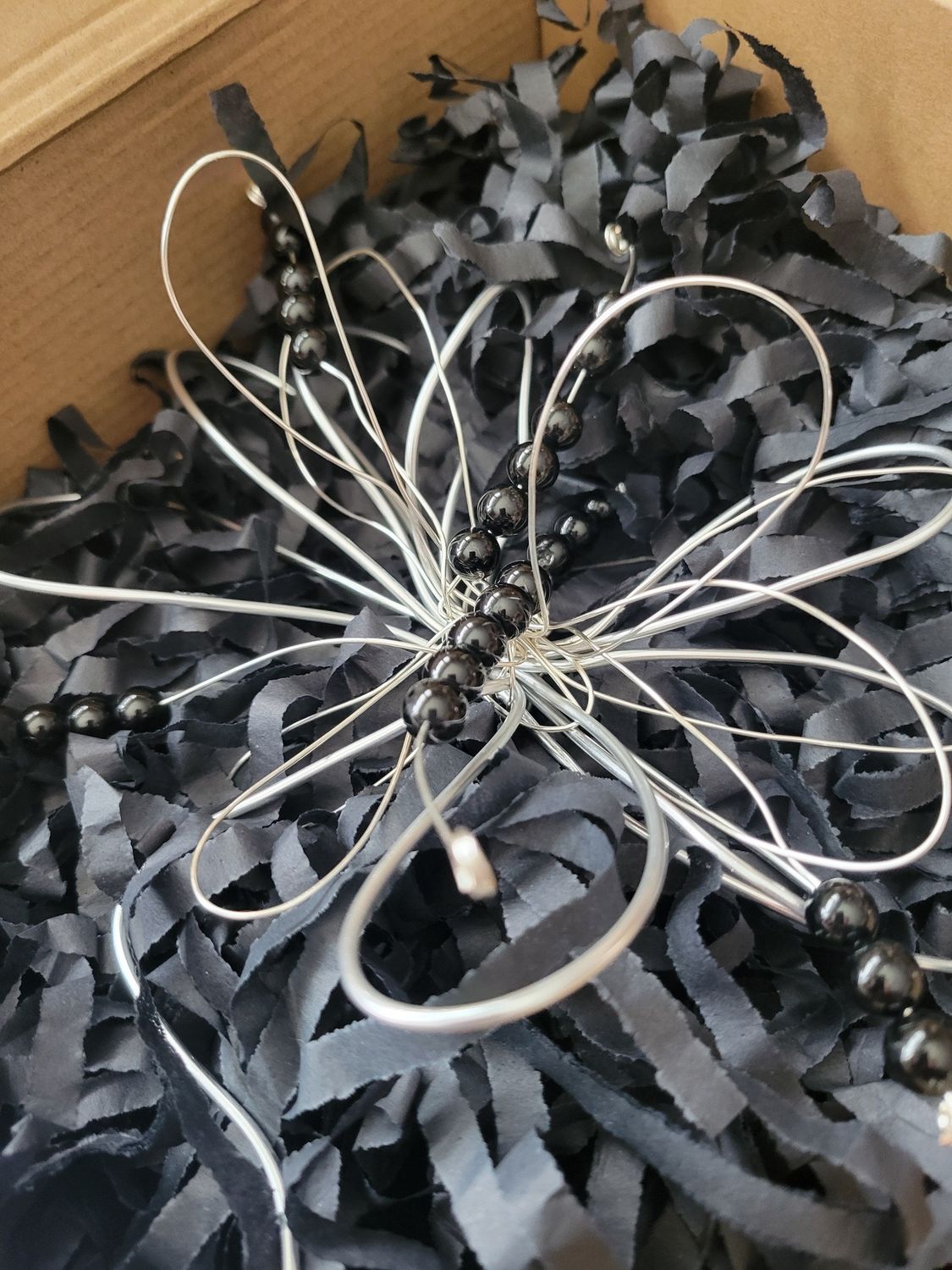 Wall Hanging-Flower Of Peace- Black Tourmaline WAS$48