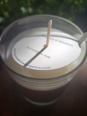 Judy's Soy Candle -Zodiac Virgo (Large), Chocolate/Lemon-Clear Vessel