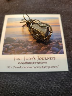 Pendant Rough Corderite (sapphire corundum)  - Created by Judy