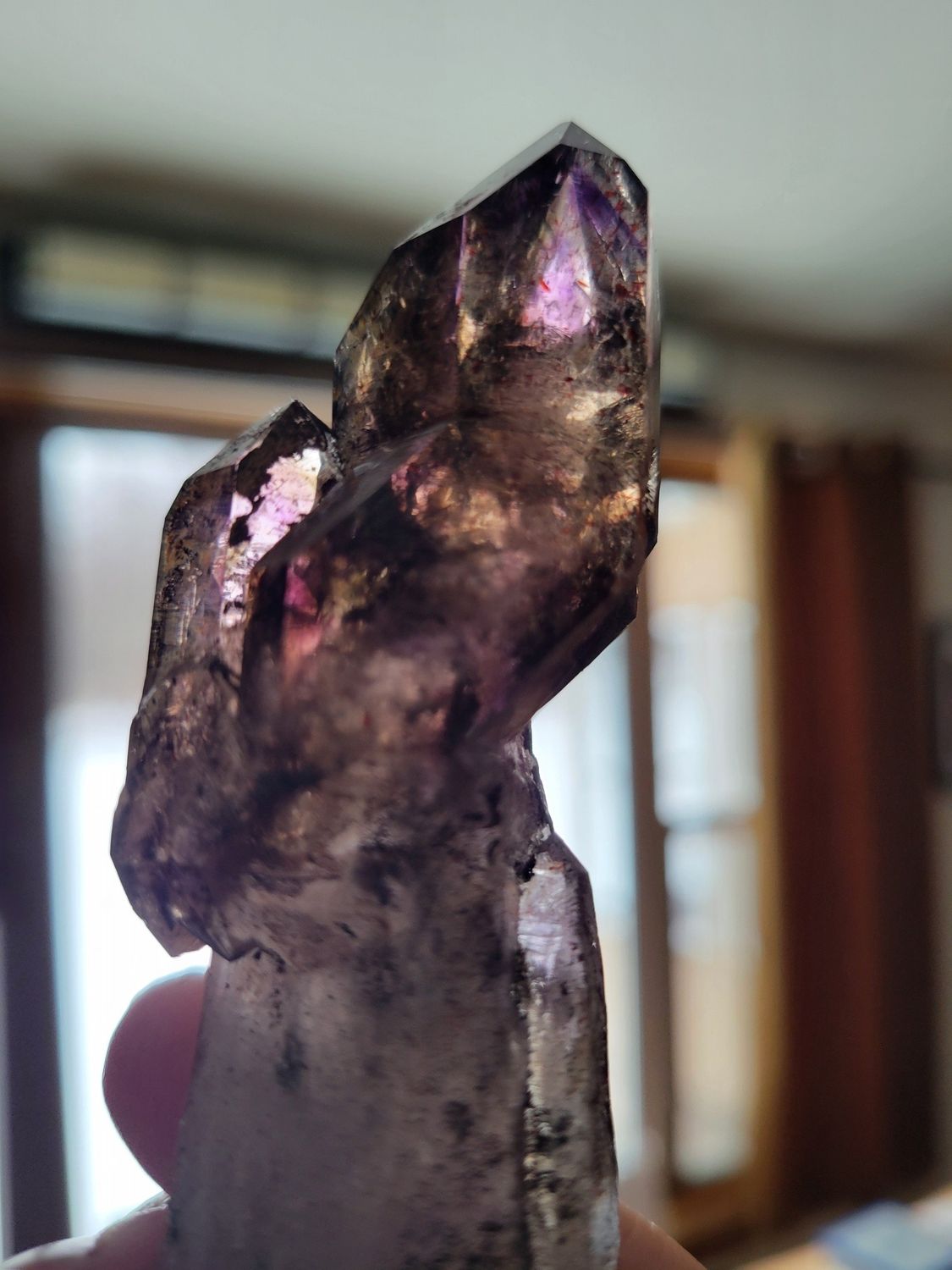 Crystal Zimbabwe Amethyst Wand-Spectacular ! WAS$200