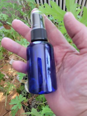 Bottle PET Boston Round Blue 2 ozs with fine mist were $3.25 each