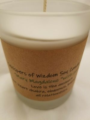 Judy's Soy Candle -Mary Magdalene &amp; sweet love