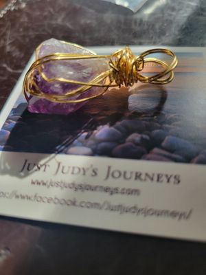 Pendant Amethyst Chunk(that color!!)  - Created by Judy WAS$50