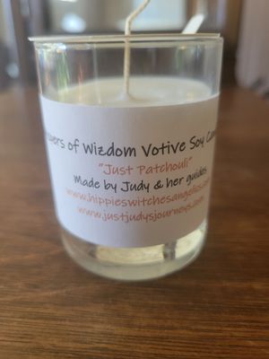Judy's Soy Candle -VOTIVE SIZE "Just Patchouli"