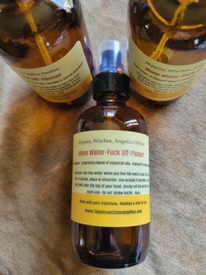 Judy's Moon Water- Fuck-Off PLEASE- 4oz glass bottle WAS$18.00