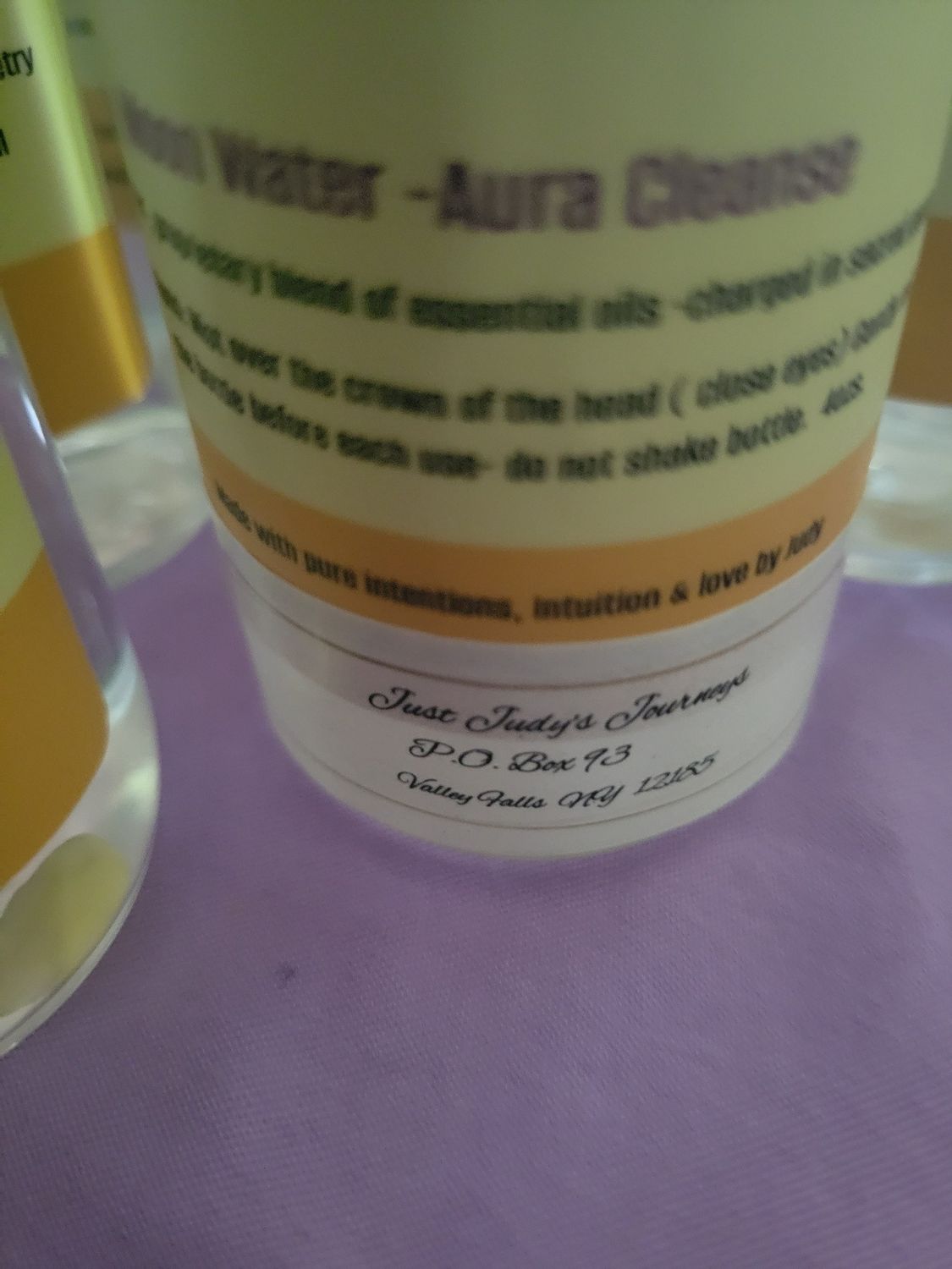 Judy's Moon Water- Aura Cleanse- 4oz glass bottle WAS$18.00