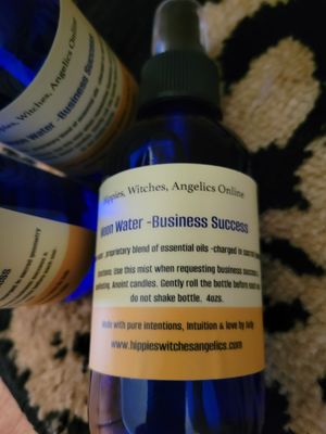 Judy's Moon Water- Business Success- 4oz glass bottle