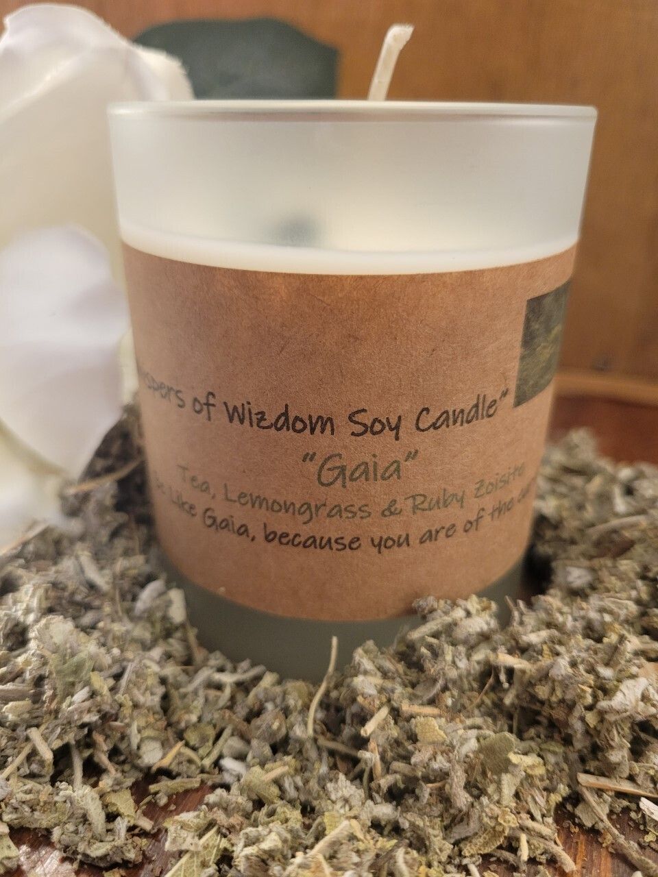 Judy's Soy Candle-Gaia-Lemongrass RETIRING WAS $25.00
