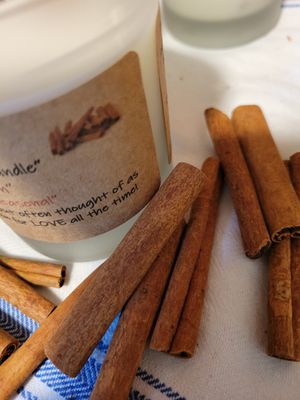 Judy's Soy Candle -Indulgence- Cinnamon (Reg size)