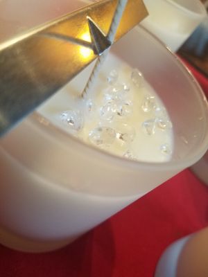 Judy's Soy Candle -Crystal Clair-Rosemary &amp; Sage