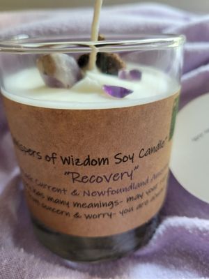 Judy's Soy Candle -"Recovery"- Black Current RETIRING WAS $25.00