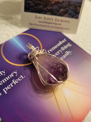 Pendant Amethyst Point - Created by Judy WAS$50